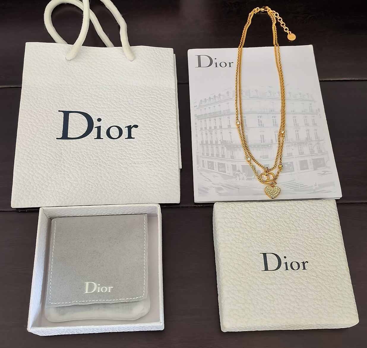 ディオール「Dior」 IN HEART LIGHTS ダブルレイヤーネックレス