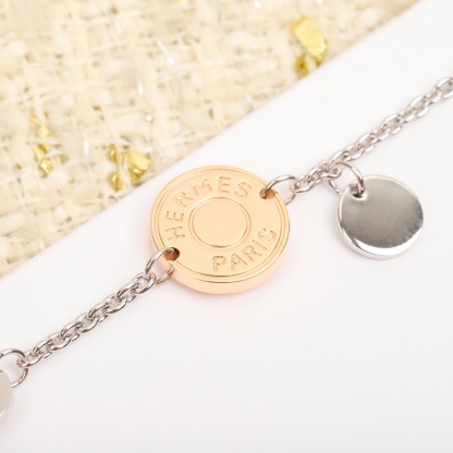 エルメス「Hermès」Chaîne d'Ancre コイン ブレスレット‌ ‌