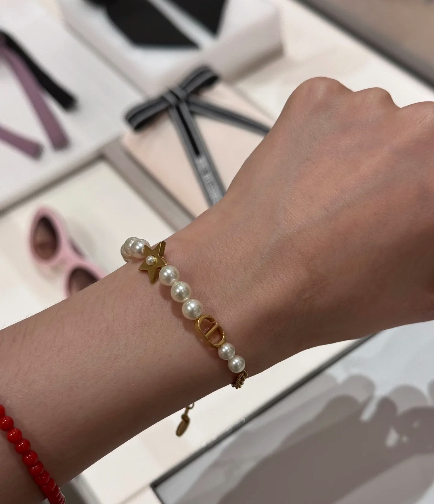 ディオール「Dior」CD Pearl ブレスレット