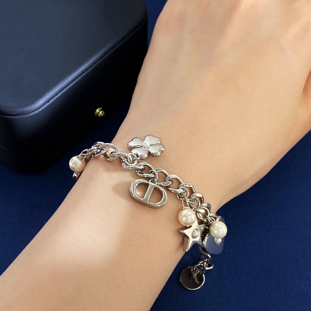 ディオール「Dior」My ABCDior ラッキーチャーム ブレスレット