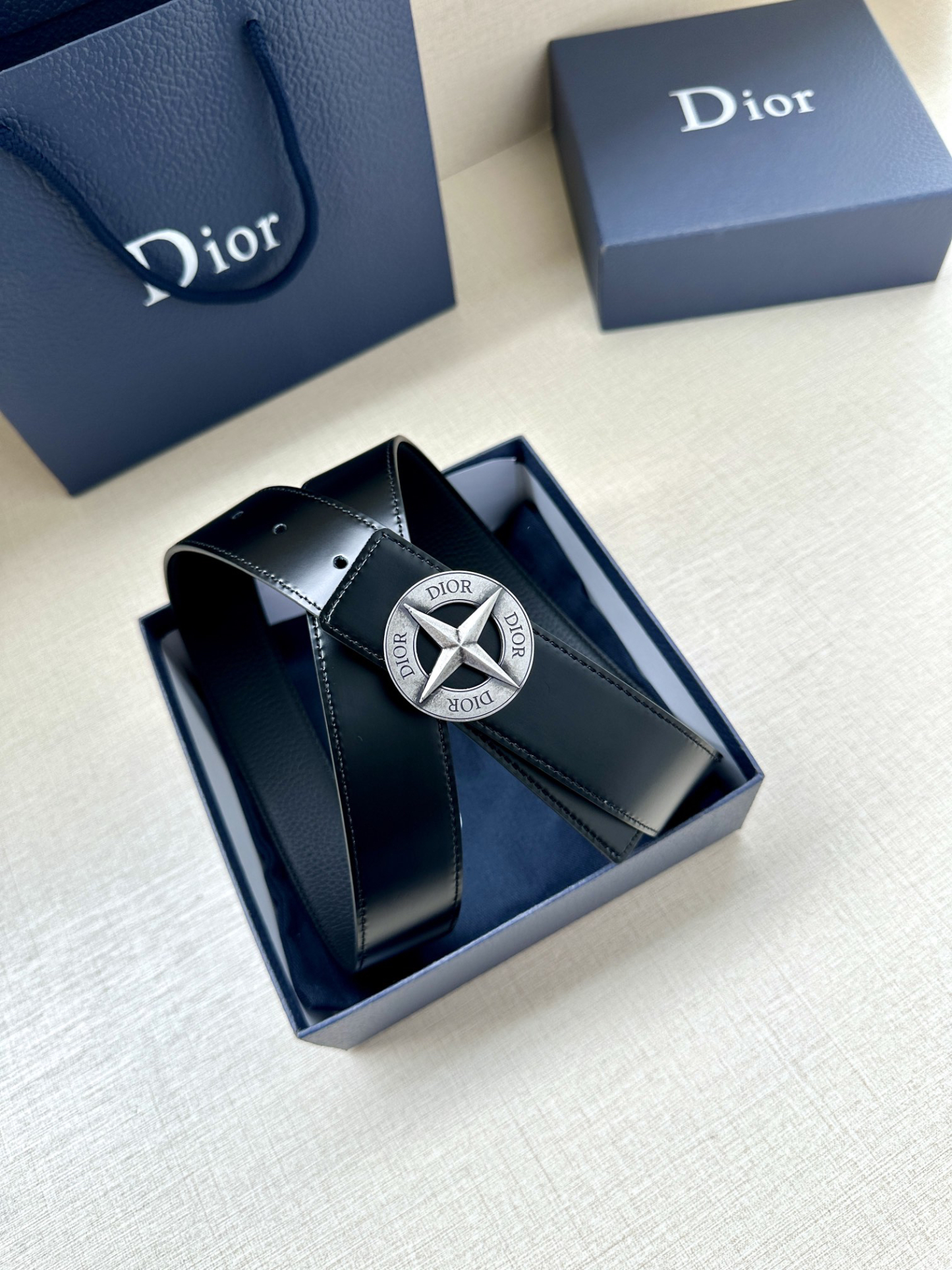 ディオール「Dior」 アンティークメタルベルトバックル100CM