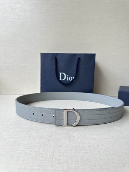 ディオール「Dior」Montaigne 3.5cm ダブルフェイスレザーベルト100CM