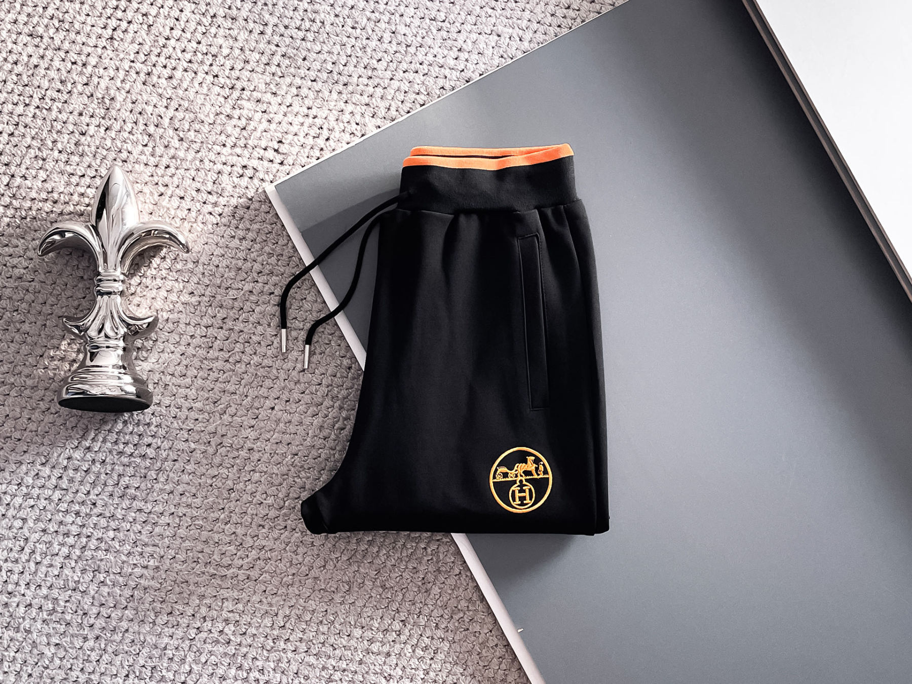 エルメス「Hermès」春秋 メンズ スウェットセット