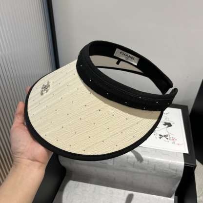 シャネル「Chanel」オープンクラウン サンハット ハット