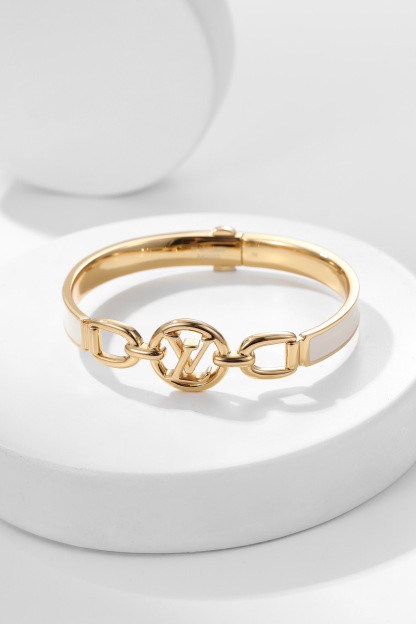 ルイ・ヴィトン「Louis Vuitton」  ホワイトエナメル ブレスレット