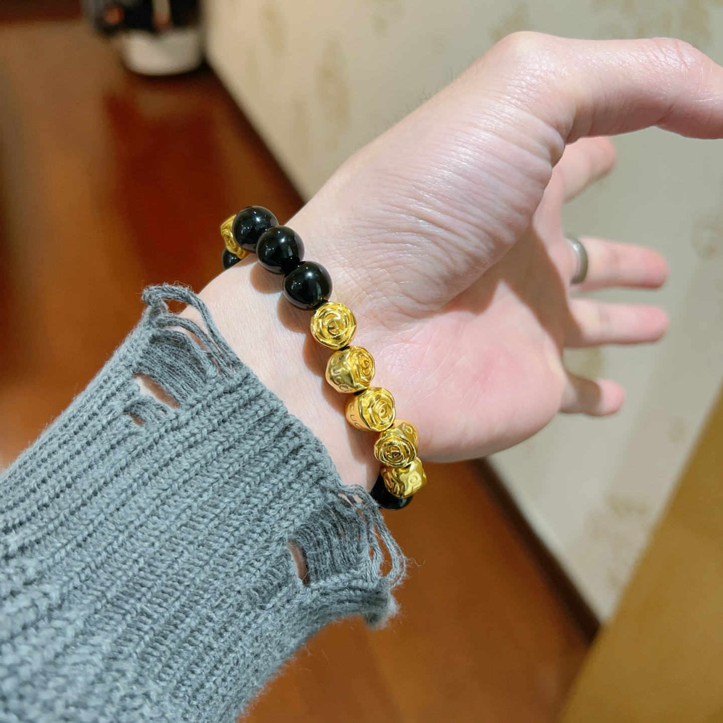 グッチ「Gucci」 アンガー・フォレスト ダブルG レトロ ブレスレット