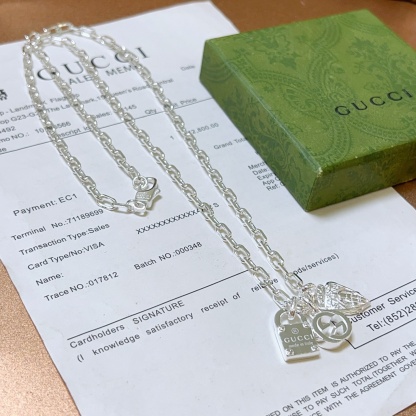 グッチ「Gucci」Anger Forest シルバーチェーンネックレス