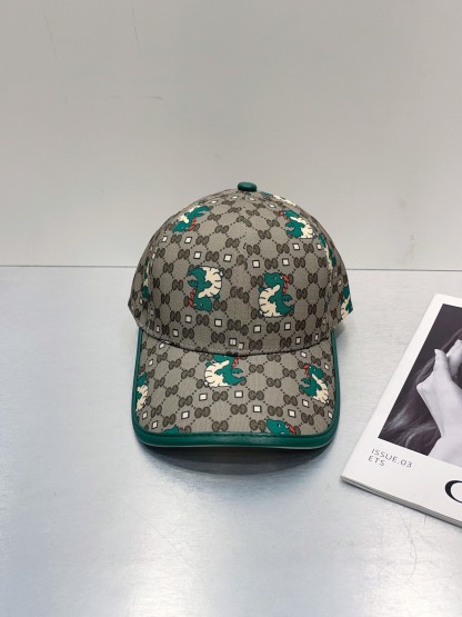 グッチ「Gucci」GGモノグラム ベースボールキャップ