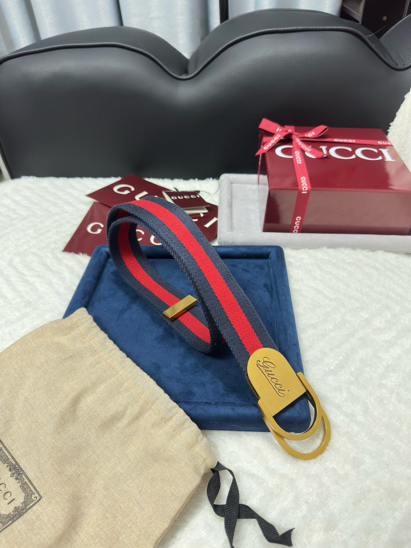 グッチ「Gucci」1955 ホースビット レザーベルト100CM