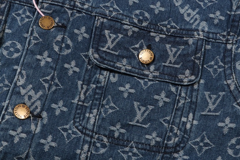 ルイ・ヴィトン「Louis Vuitton」× SUPREME フルプリント ジャカード デニム ジャケット-ISETAN PRESTIGE CURATED