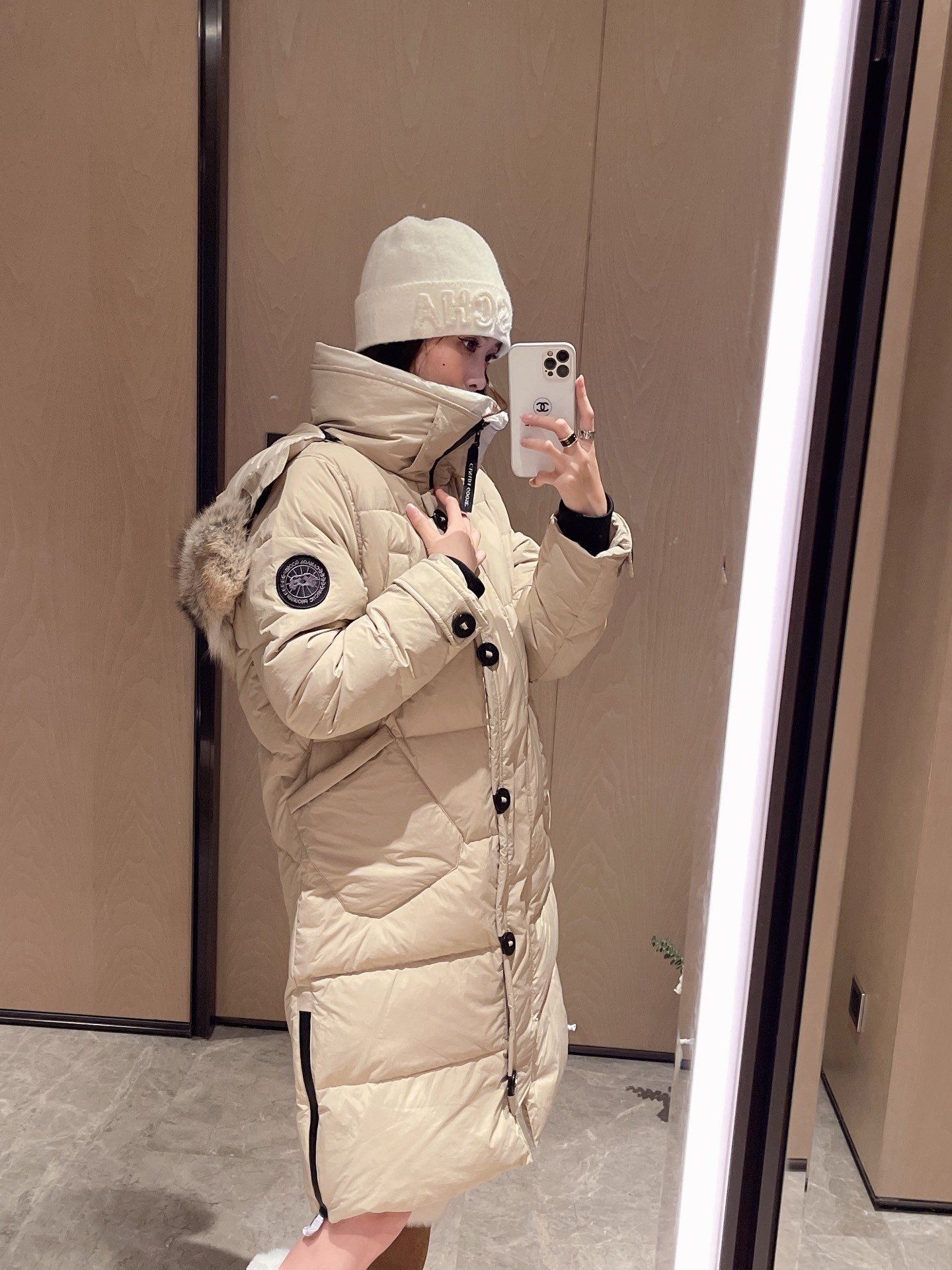 カナダグース「Canada Goose」シベリアンコヨーテファー ダウンコート