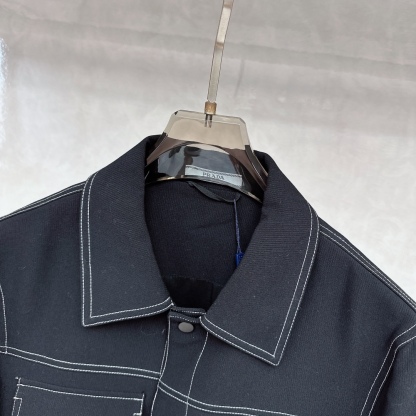 プラダ「Prada」2024秋冬 メンズ スタンドカラージャケット