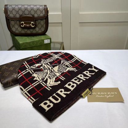 バーバリー「Burberry」クラシックチェックニット帽