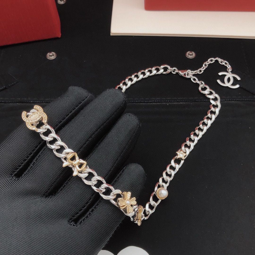 シャネル「Chanel」Ruban ビジョワール ネックレス42cm