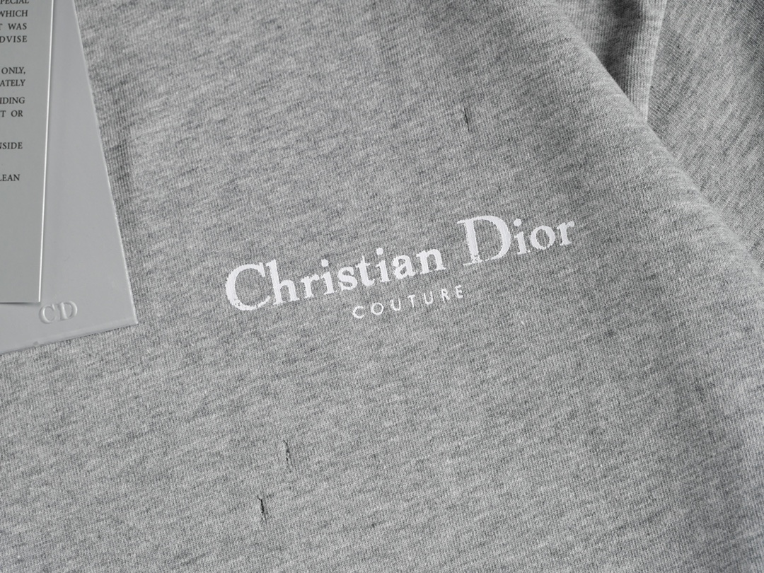 ディオール「Dior」クリスチャンCDコチュールプリント半袖Tシャツ