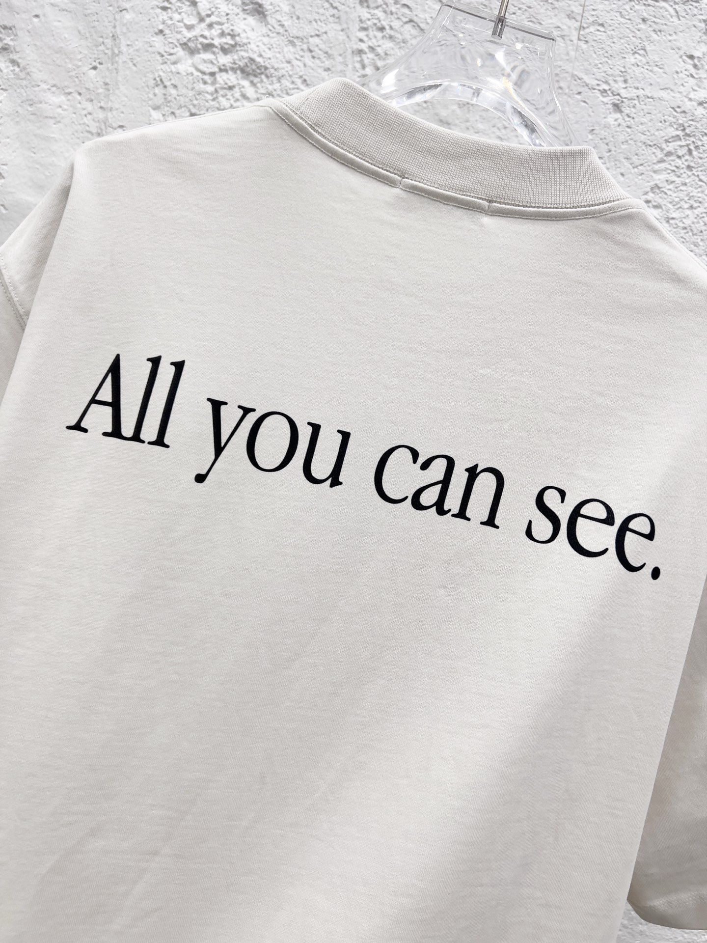 バレンシアガ「Balenciaga」ハイネックプレミアムコットン半袖Tシャツ