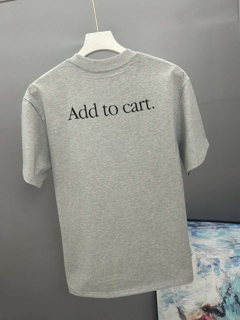 バレンシアガ「Balenciaga」クラシック プリント クルーネックTシャツ