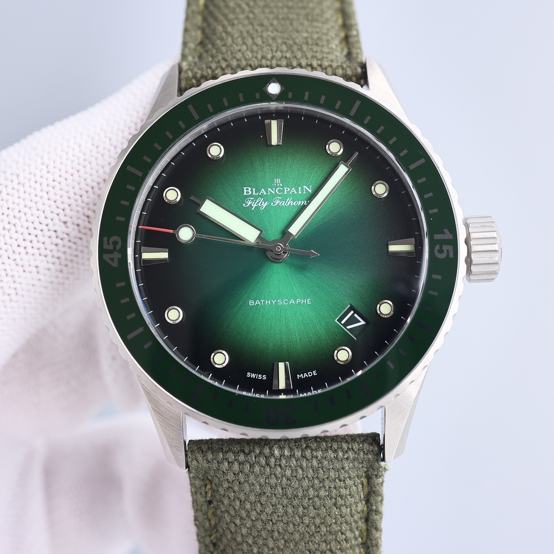 ブランパン「Blancpain」フィフティ・ファゾム自動巻きダイバーズウォッチ43mm