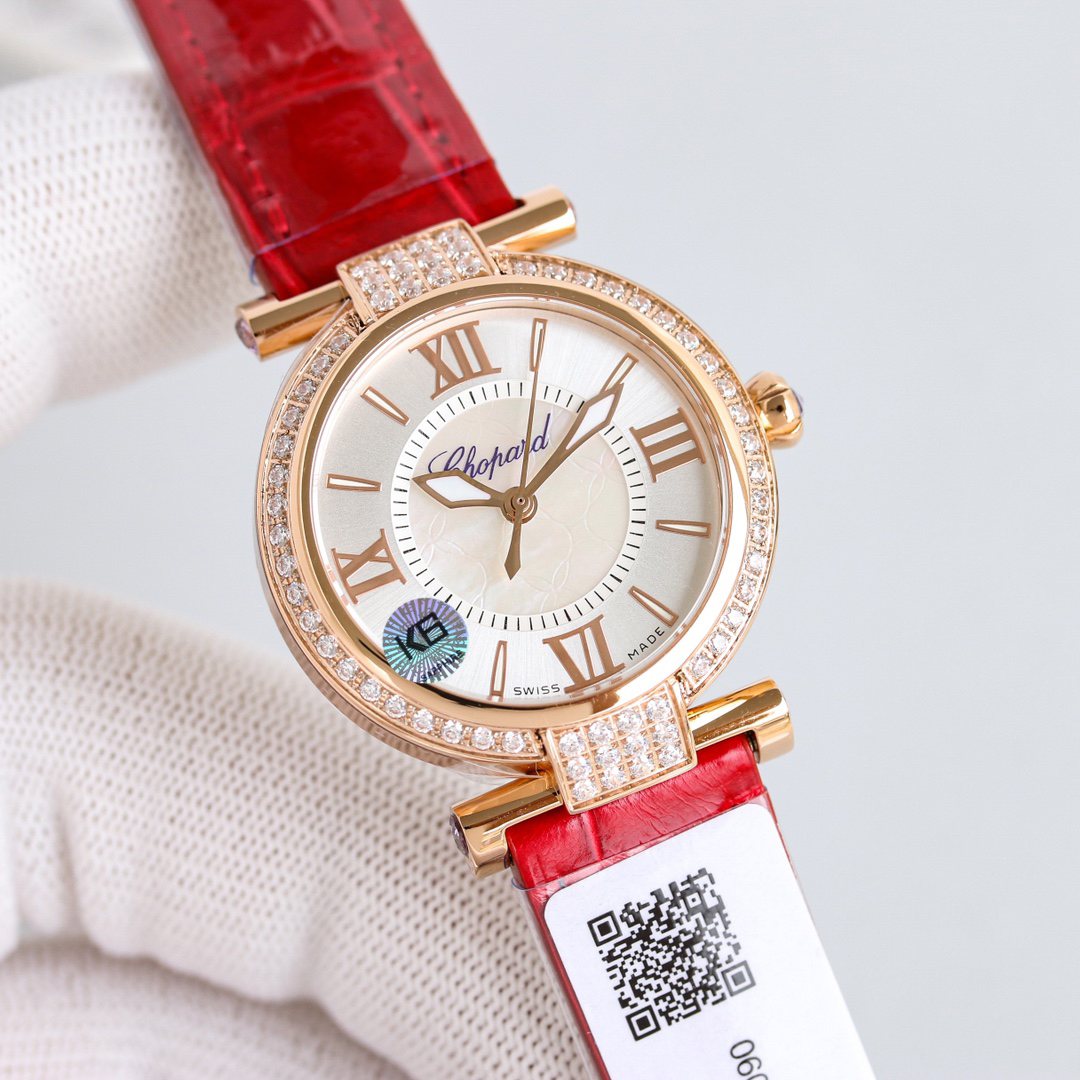 ショパール「Chopard」ハッピーダイヤモンド ジョアイヤリーレディースウォッチ29mm