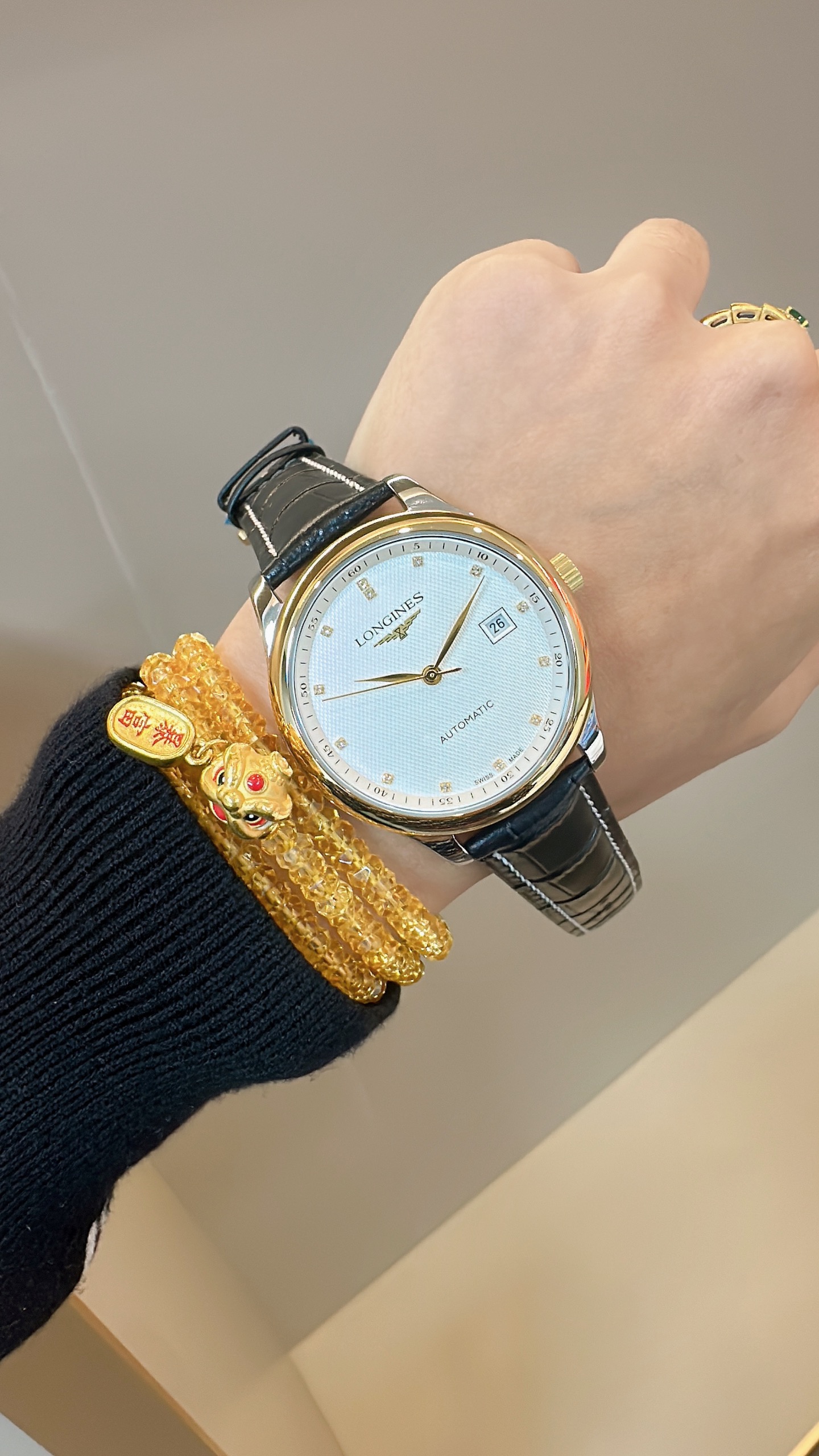 ロンジン「Longines」マスターコレクション メンズ メカニカルウォッチ 40mm