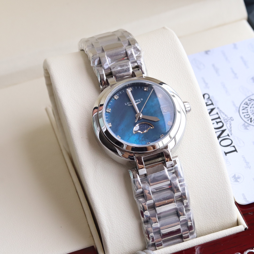 ロンジン「Longines」プライマルーナシリーズ レディース クォーツウォッチ 30.5mm