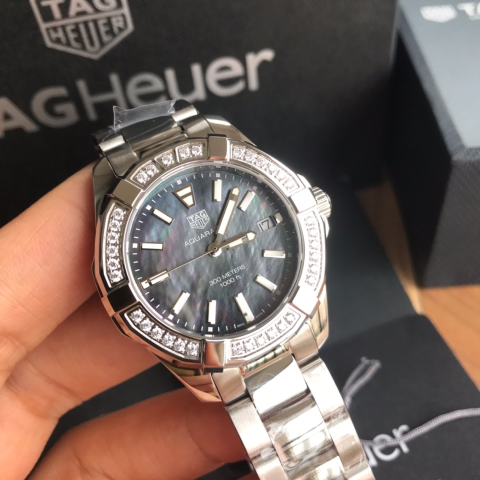 タグ・ホイヤー「TAG Heuer」アクアレーサークォーツ レディース 腕時計35mm