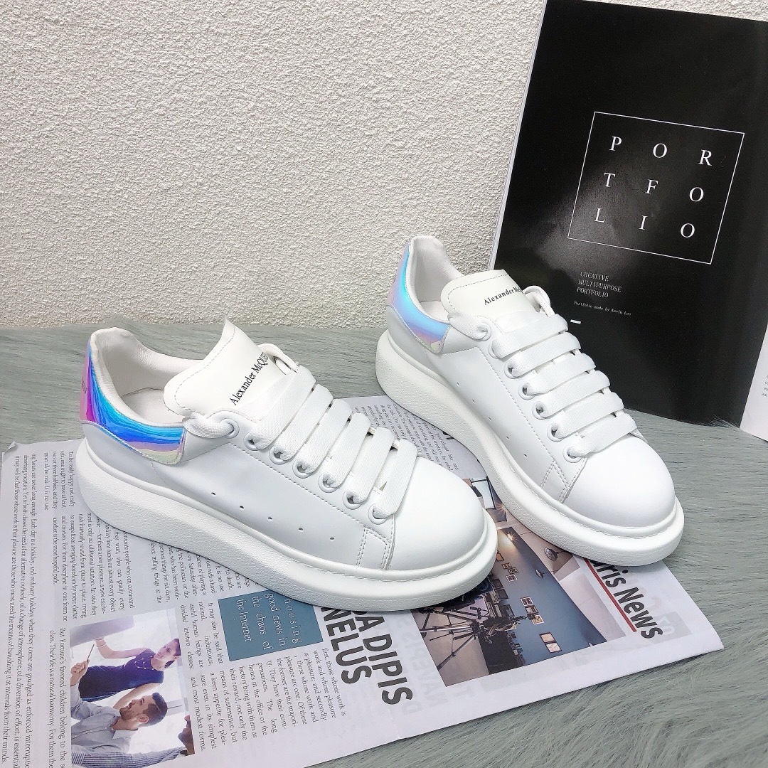 アレキサンダー・マックイーン［Alexander McQueen］Oversized Sneaker "Fluffy-Trim White" スニーカー
