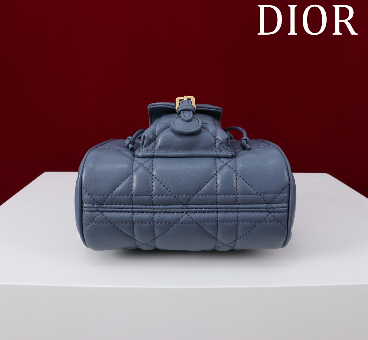 ディオール「Dior」カロ バックパック スモール ラージキャンバスキルト