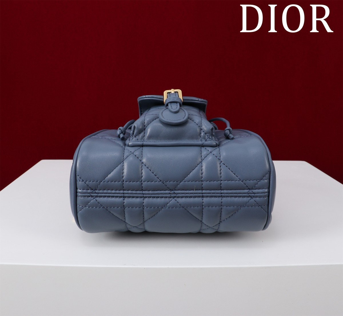 ディオール「Dior」カロ バックパック スモール ラージキャンバスキルト