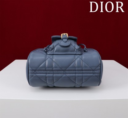 ディオール「Dior」カロ バックパック スモール ラージキャンバスキルト