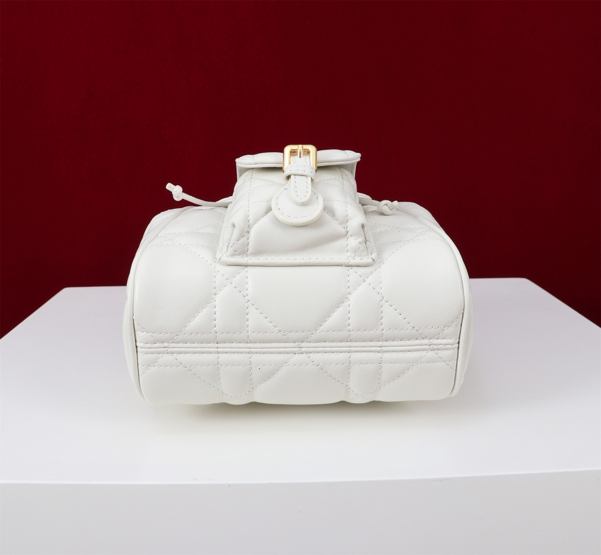 ディオール「Dior」カロ バックパック スモール ラージキャンバスキルト