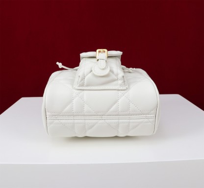 ディオール「Dior」カロ バックパック スモール ラージキャンバスキルト