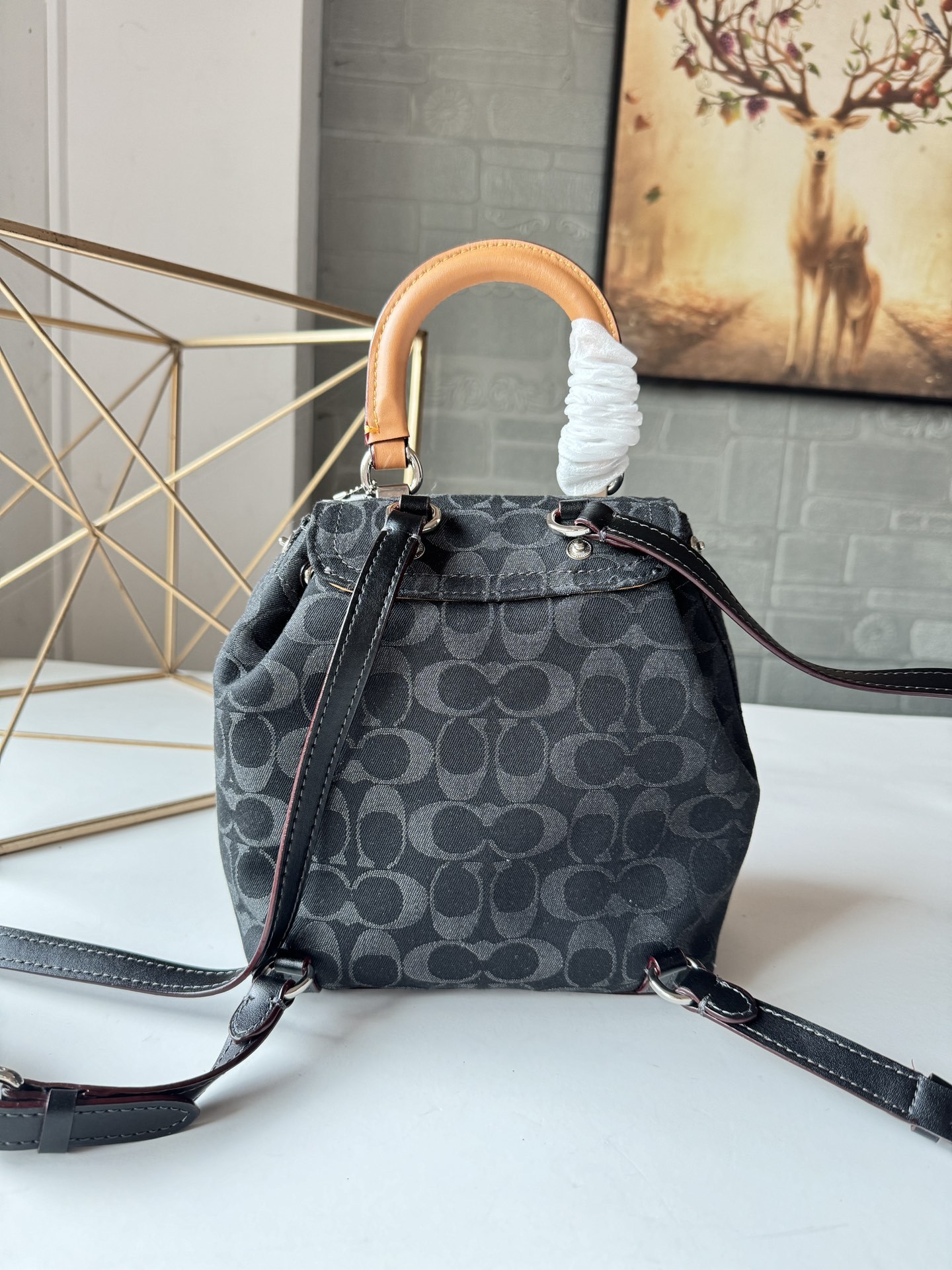 コーチ「Coach」Riya 21 デニム バックパック