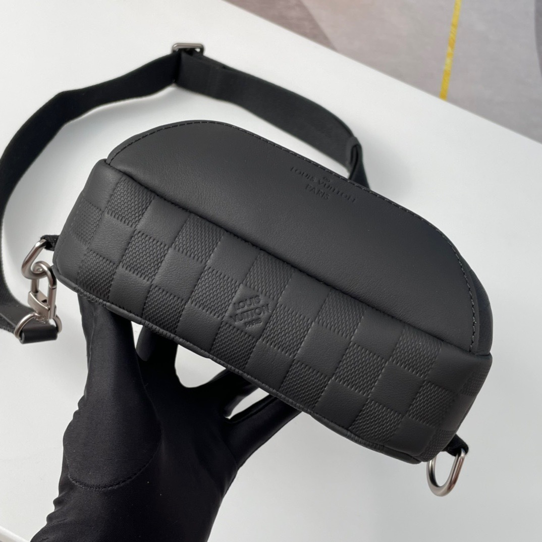 ルイ・ヴィトン「Louis Vuitton」Avenue ダミエ・アンフィニ レザー ショルダーバッグ