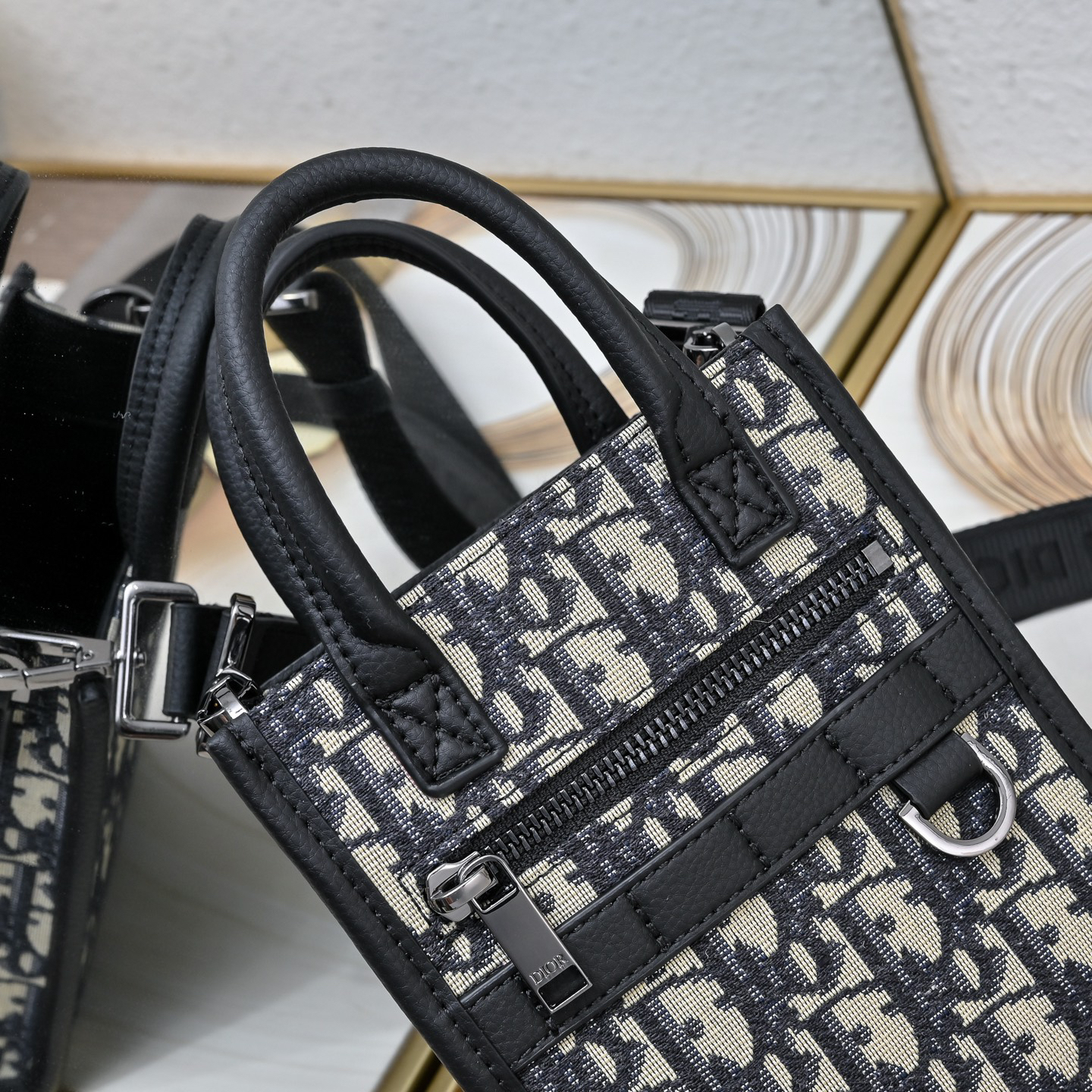 ディオール「Dior」Obliqueプリント トラベルケース（化粧ポーチ/ケアバッグ）