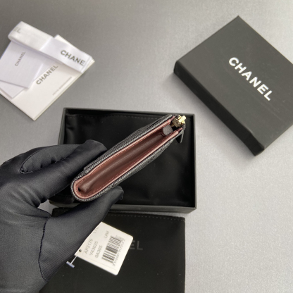 シャネル「Chanel」クラシック ジップアラウンド カードケース