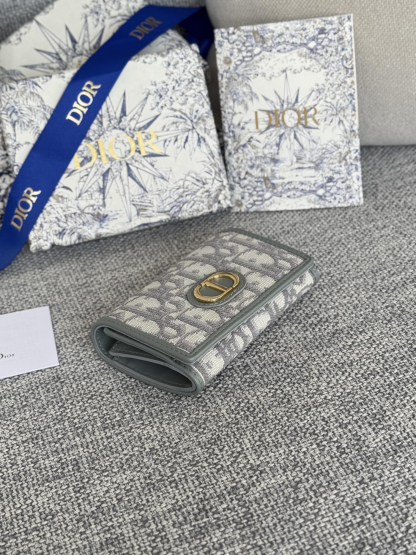 ディオール「Dior」カロ カードケース ソフトカーフレザー カナージュステッチ