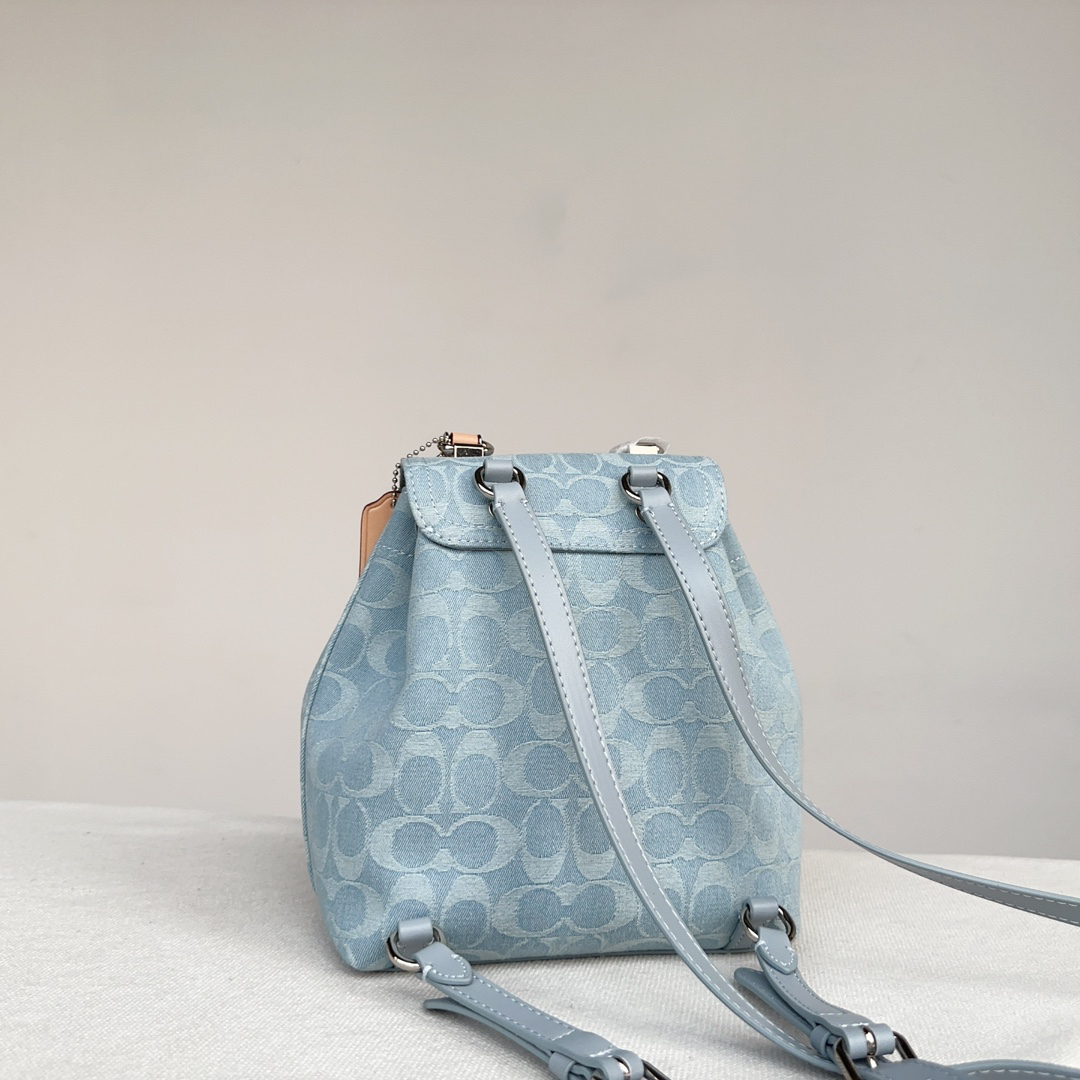 コーチ「Coach」Chambray デニム ミニバックパック