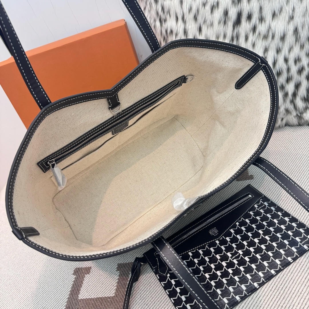 モイナ「Moynat」M Canvas トートバッグ ミディアム