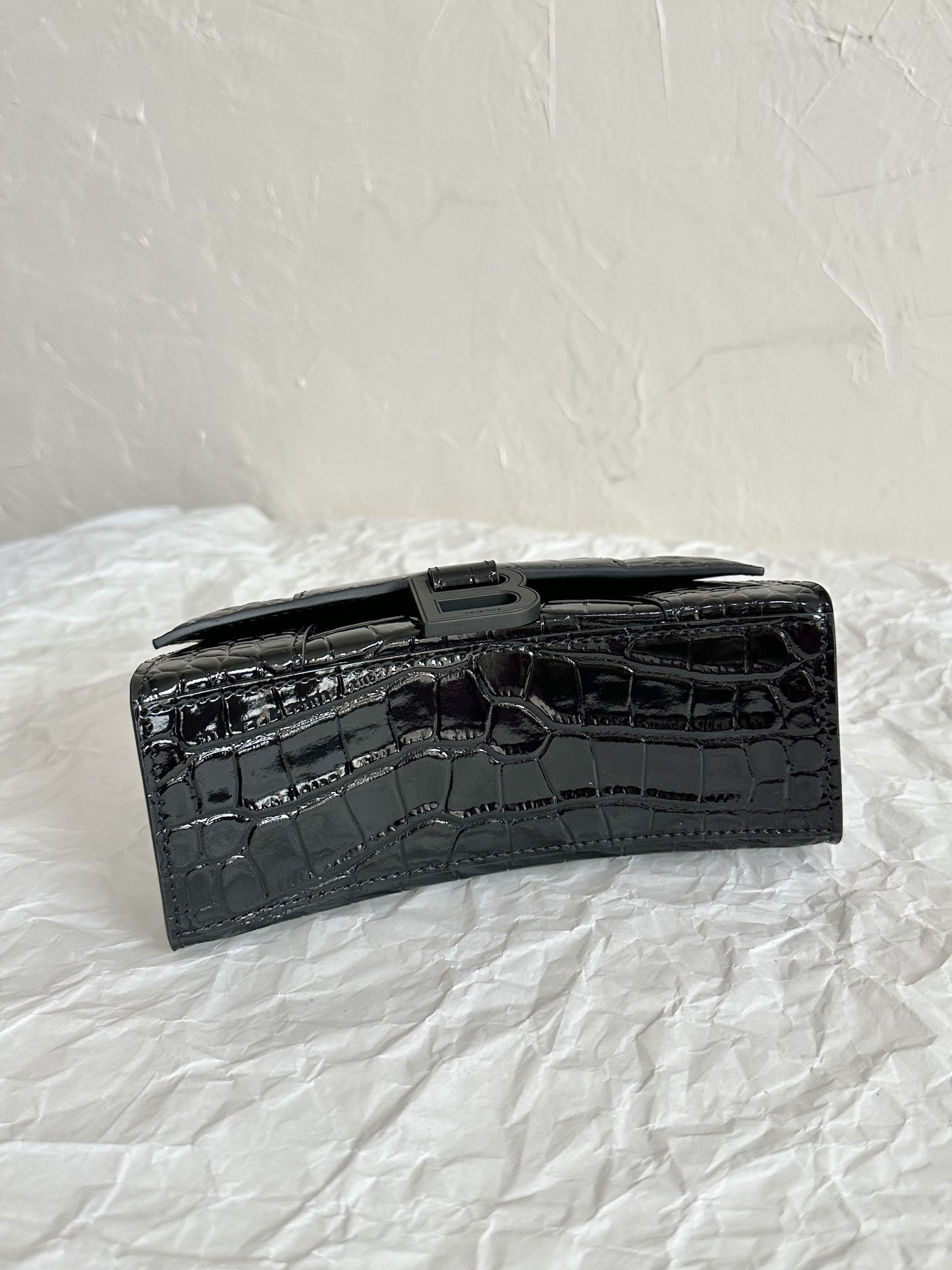 バレンシアガ「Balenciaga」Crocodile-Embossed Bag