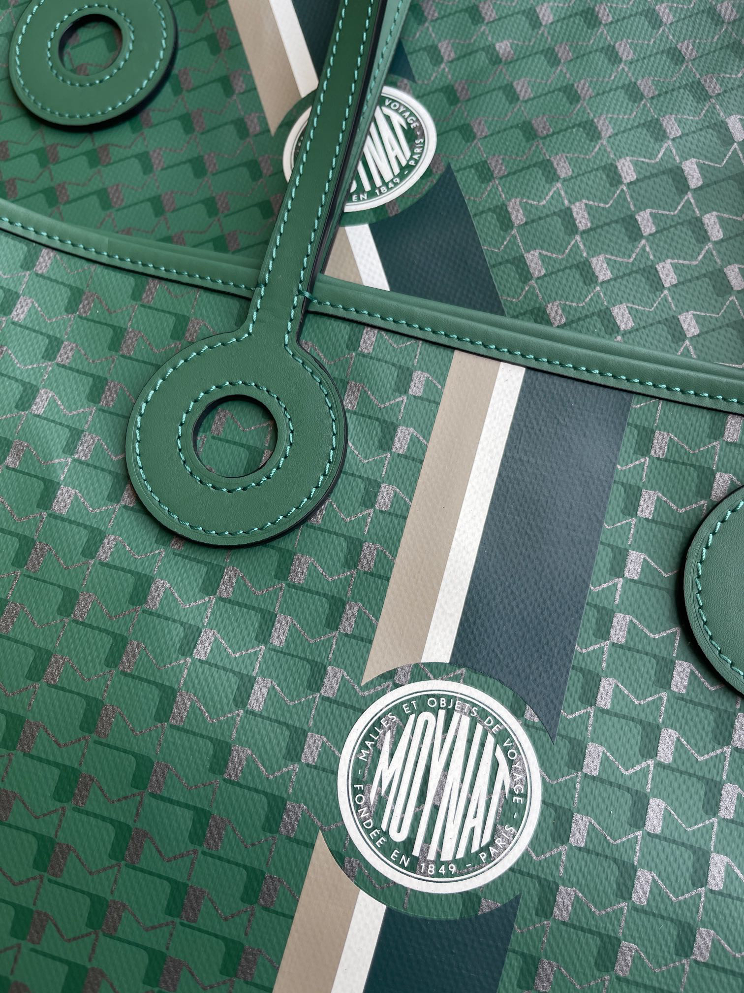 モイナ「Moynat」Canvas Tote Bag