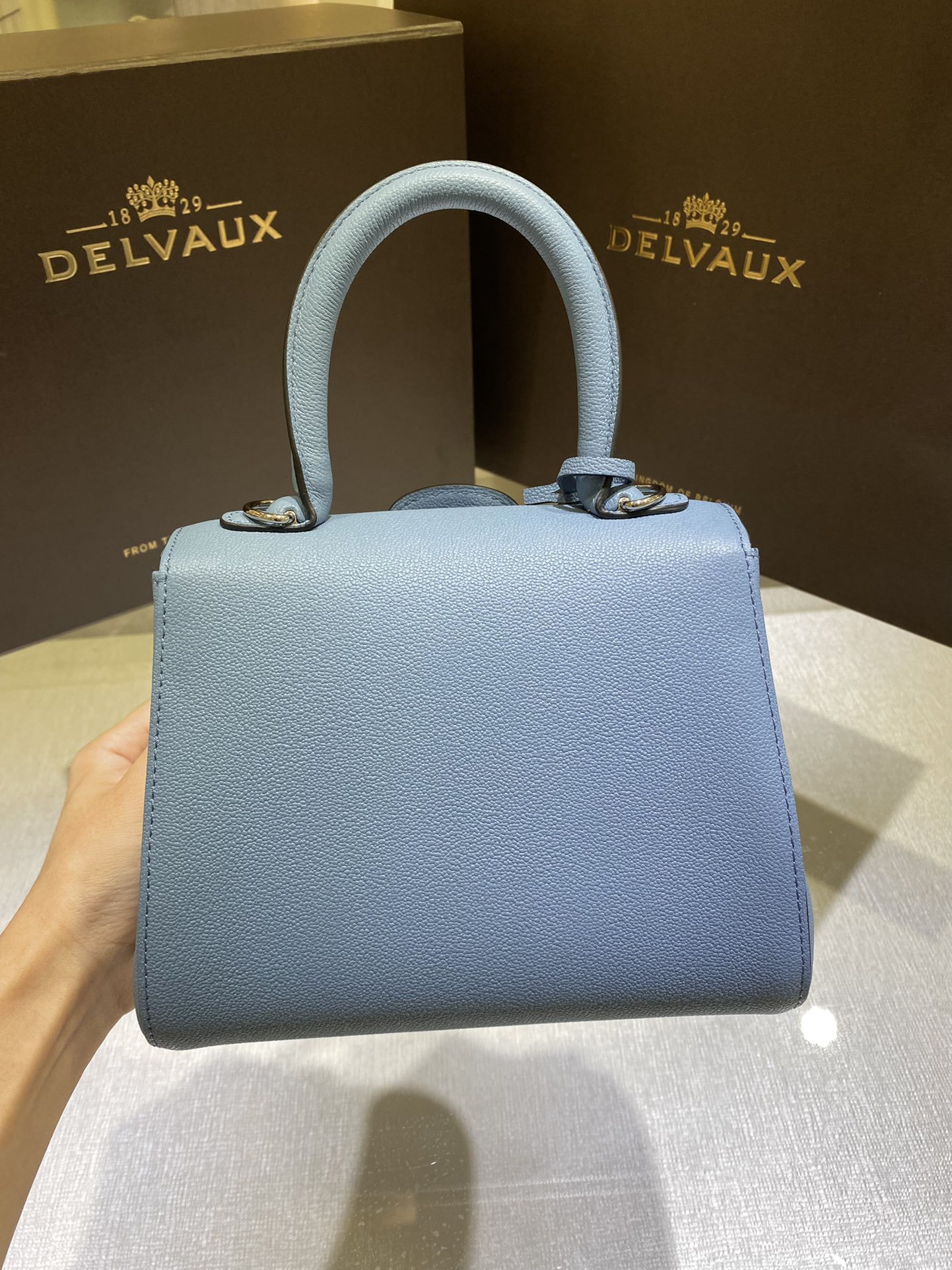 デルヴォー「Delvaux」Brillant Mini Pacific ショルダーバッグ