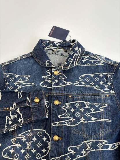 ルイ・ヴィトン「Louis Vuitton」SS25 クラウドジャカード デニムジャケット