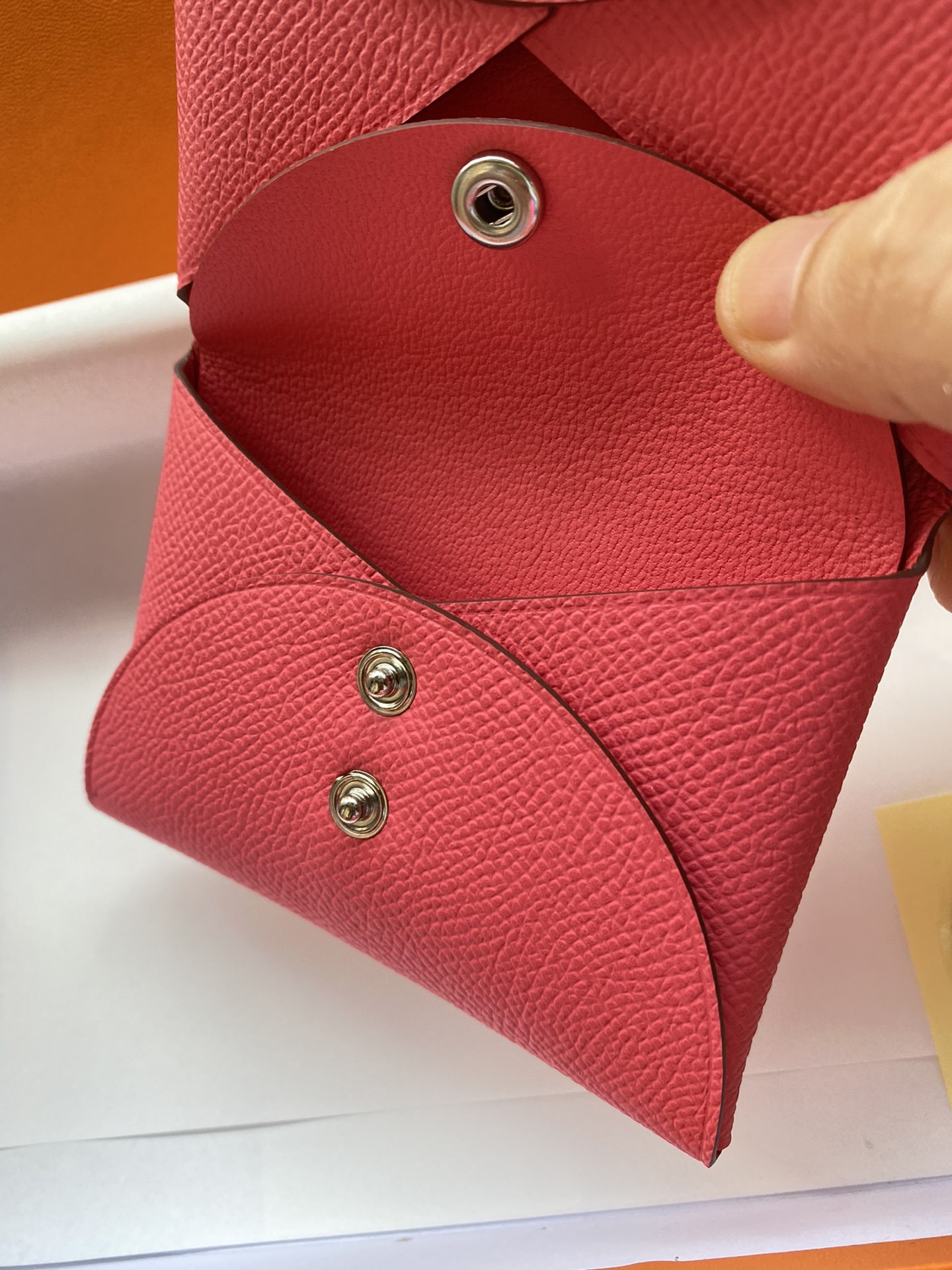 エルメス「Hermès」Calvi Duoショートカードケース