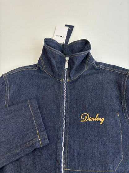 ディオール「Dior」25FW レタード エンブロイダリー デニムジャケット