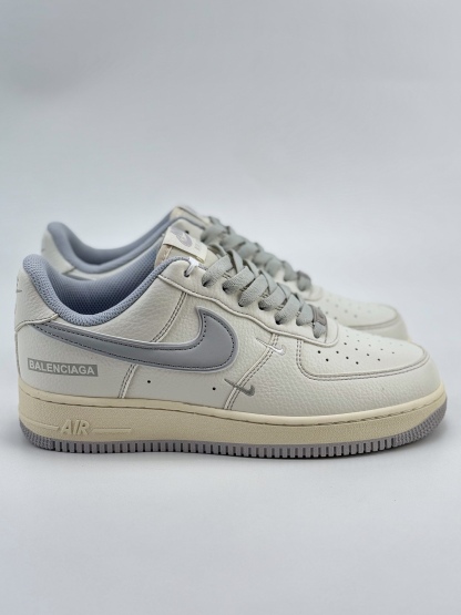 「コラボモデル」Balenciaga x NikeAir Force 1 Low 07 'Double Swoosh' スニーカー