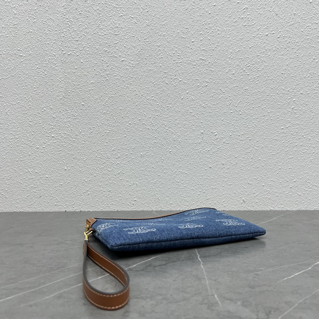 セリーヌ「Celine」CLASSIC FLAP レザー クラッチバッグ