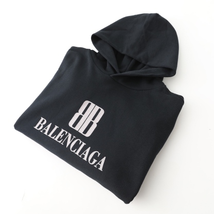 バレンシアガ「Balenciaga」ダブルB プリント パーカ