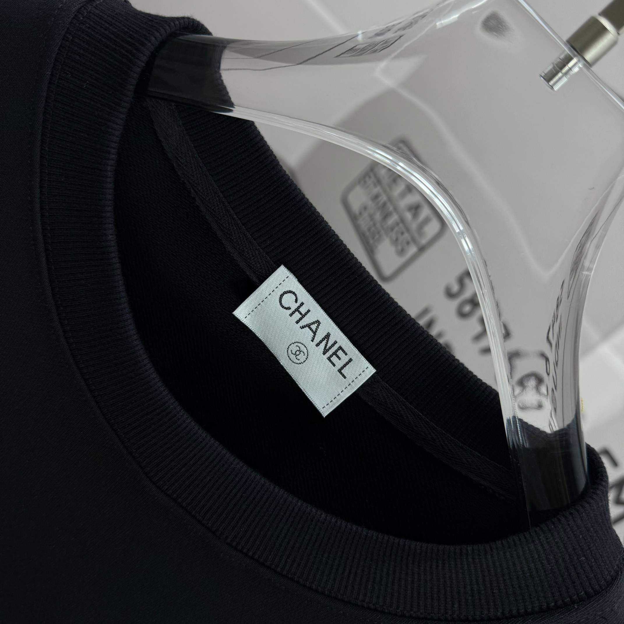 シャネル「Chanel」ロゴプリント スウェットシャツ