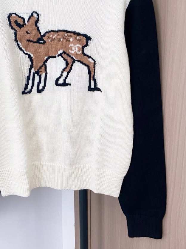 シャネル「Chanel」ロゴ ボタン ニット セーター